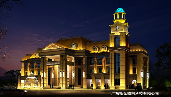 金源置業:南寧金源城燈光設計