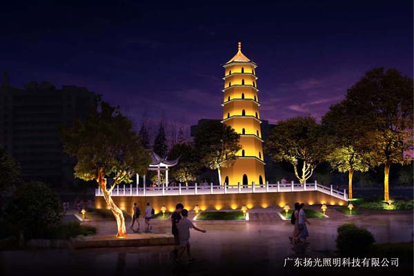 文昌閣古建筑照明