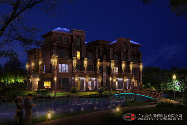 聯華國際:東莞皇馬酈宮戶外照明設計