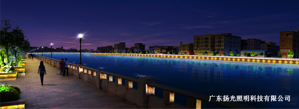 東莞一河兩岸燈光照明設計