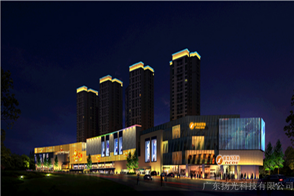 宏帆廣場夜景照明工程