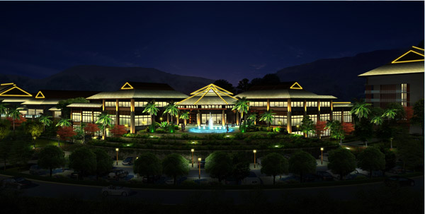 海豐溫泉旅游度假村燈光設計