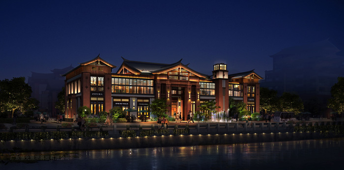 韶關印象商業街泛光照明工程設計