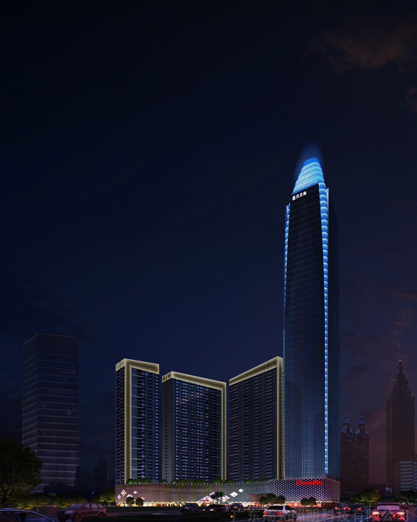 惠州榮燦置業大廈亮化設計