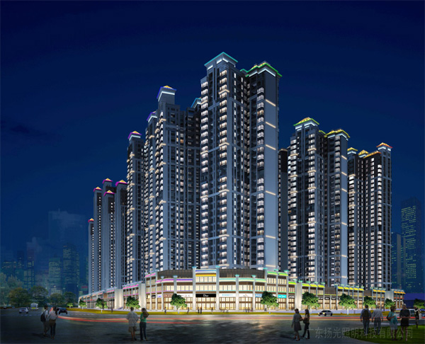 廣西南寧金川陽光城翡麗灣景觀照明