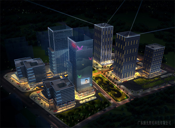 中國鐵建南方總部商業綜合體燈光設計