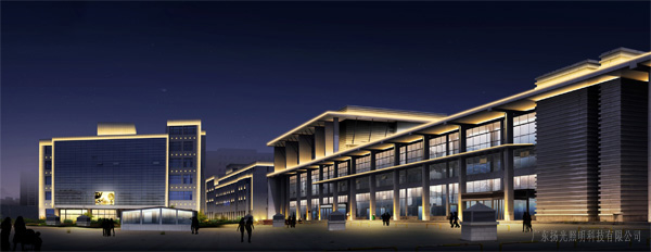 寧夏銀川醫藥批發市場景觀亮化