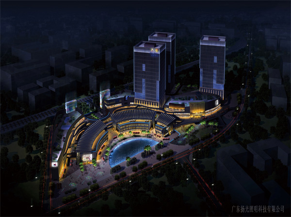 昆明舒鉑廣場夜景亮化