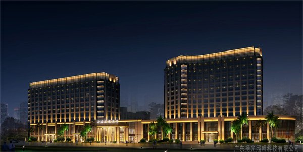 汕頭澄海花園酒店燈光亮化