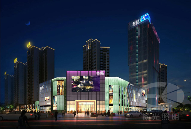 虎門•君悅花園商住綜合體夜景照明設計