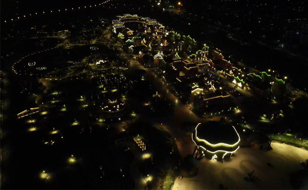 安徽蕪湖松鼠小鎮泛光照明工程